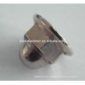 Stainless Steel Hex Flange Cap Nuts With Serrated, hex domed cap nut with flange , flange hex domed cap nuts with serrated